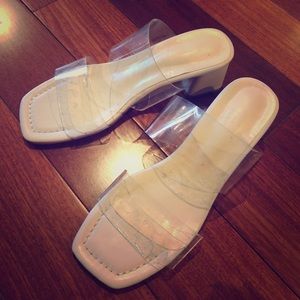 Stylish heel sandals